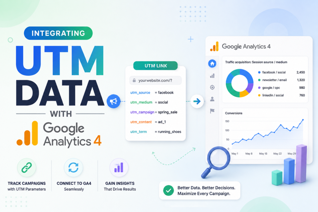 Integrating UTM data with Google Analytics 4