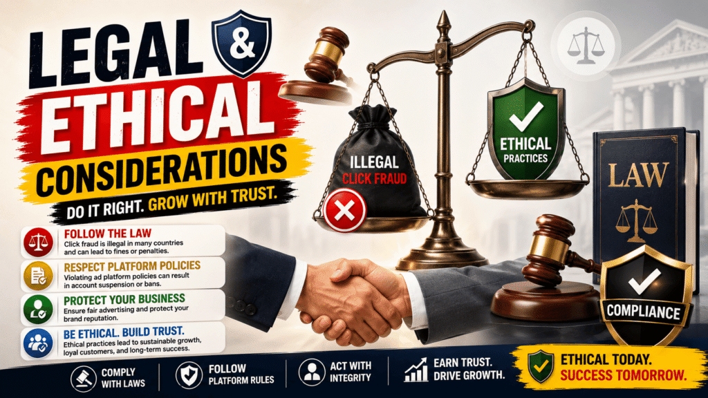 Legal and ethical considerations for success