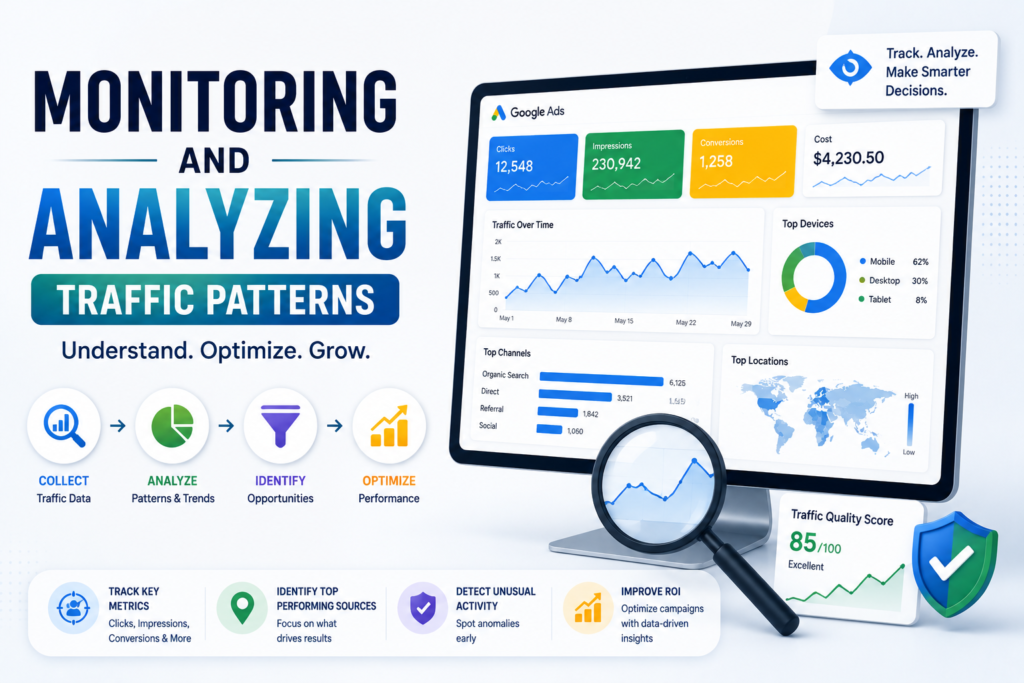 Monitoring and analyzing traffic patterns