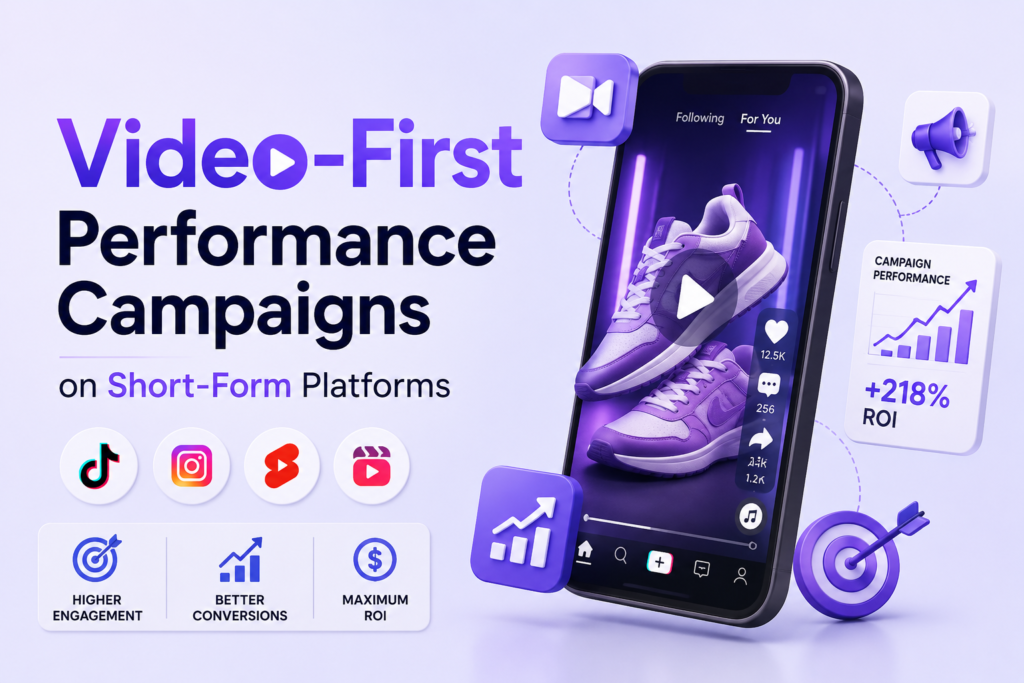 Video-first performance marketing campaign