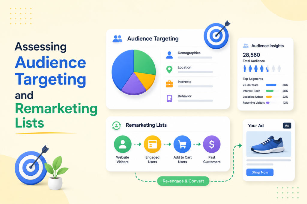 Audience targeting and remarketing dashboard
