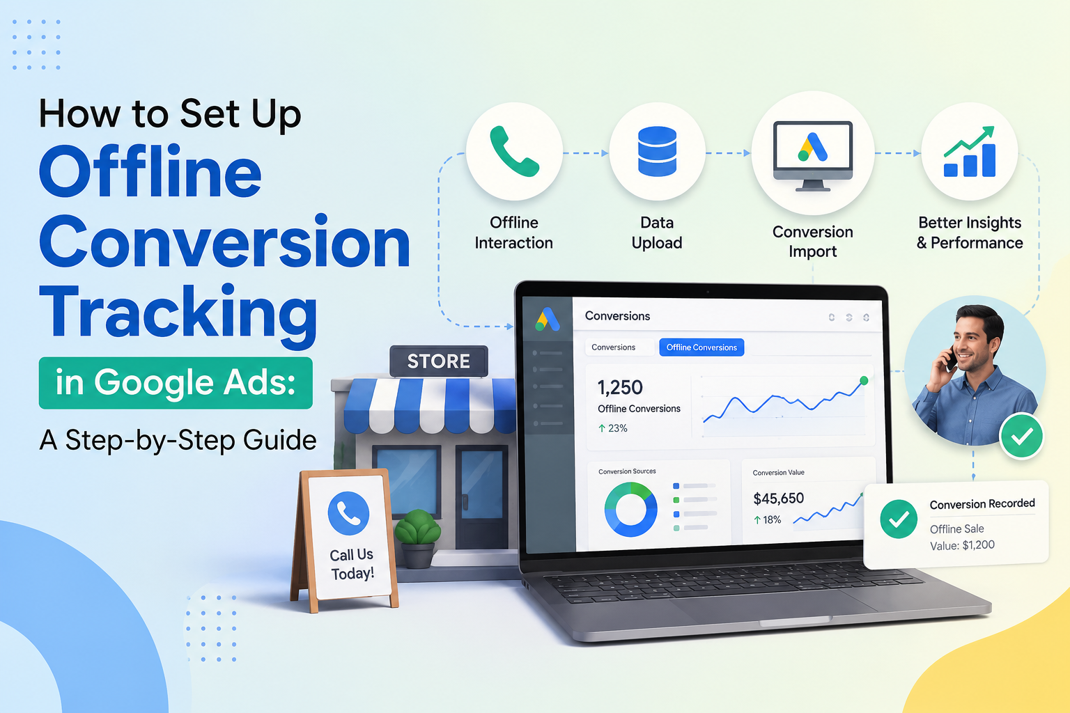 how to set up offline conversion tracking